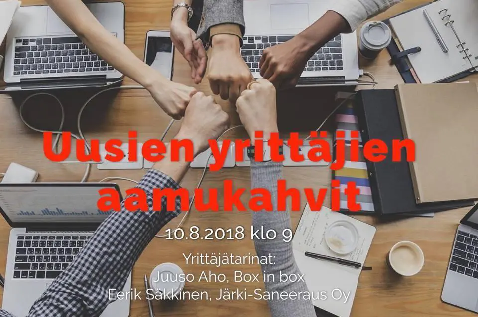 uusienyrittajien aamukahvi 1