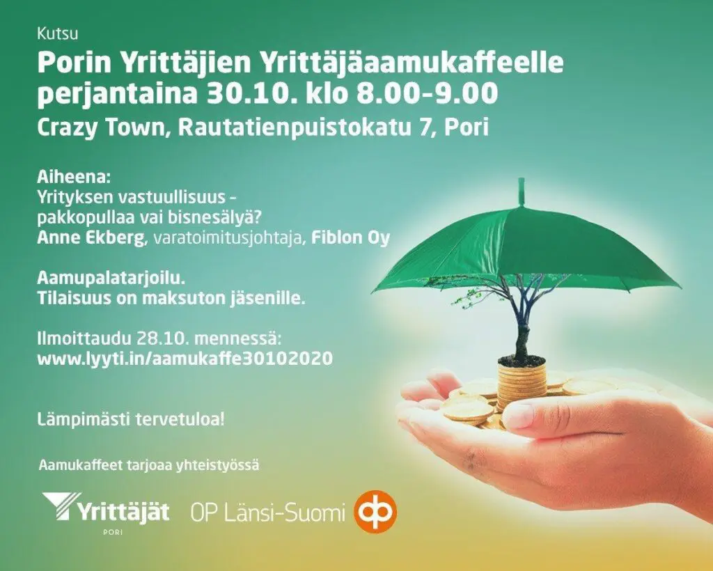 Yrityksen vastuullisuus aamukaffe 1