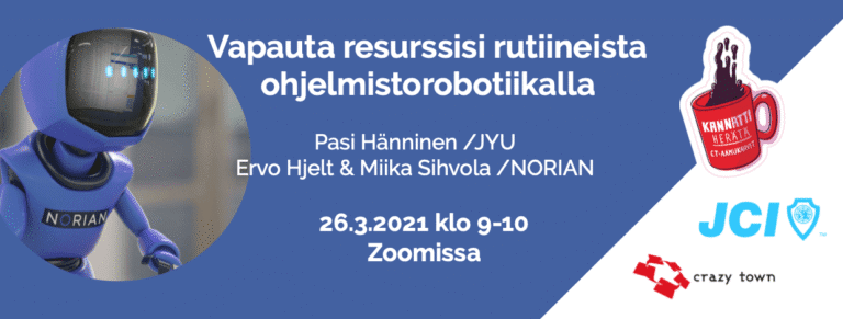 Robotiikan aamu banneri