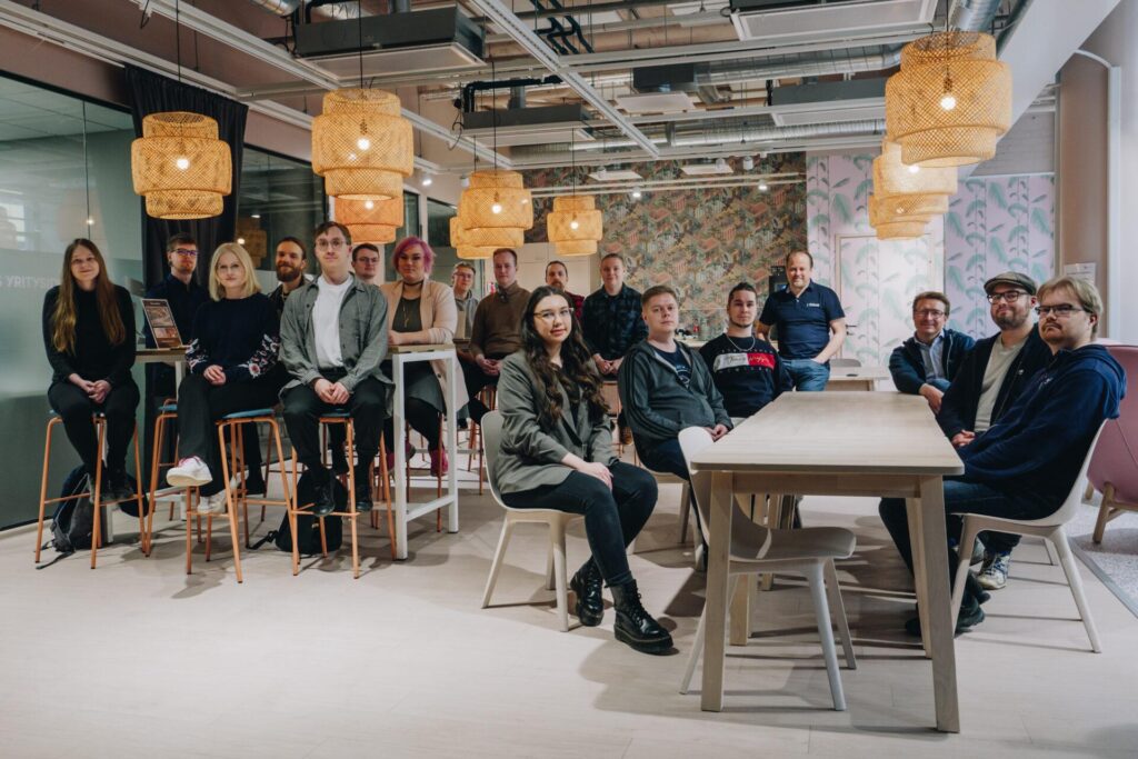 Skillwell tiimikuva Crazy Town Jyväskylä Learning Cafe