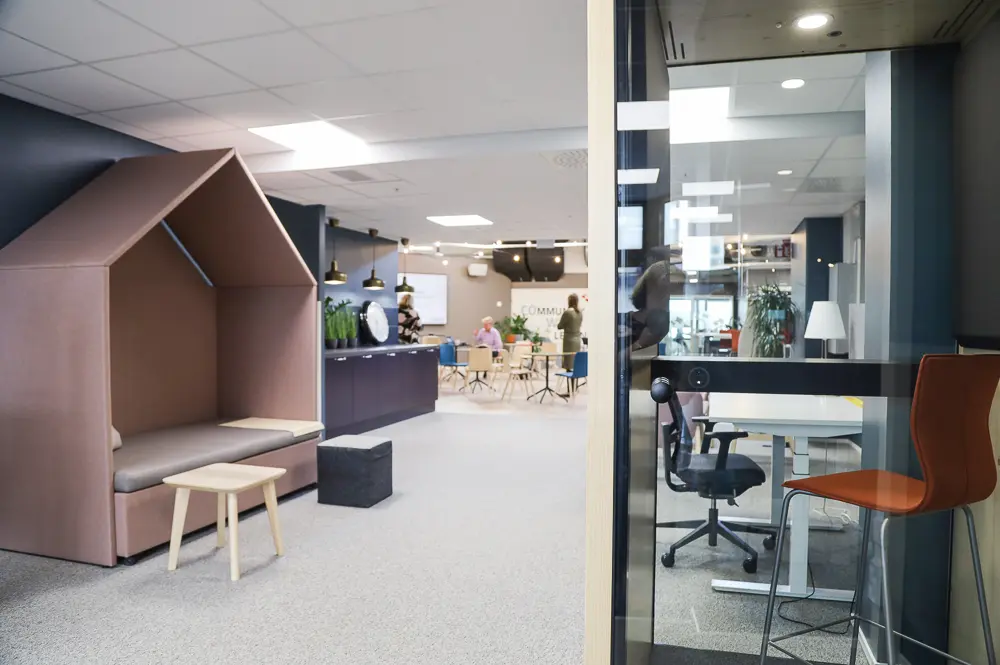 Hämeenlinnan Crazy Townin yleisiä toimistotiloja