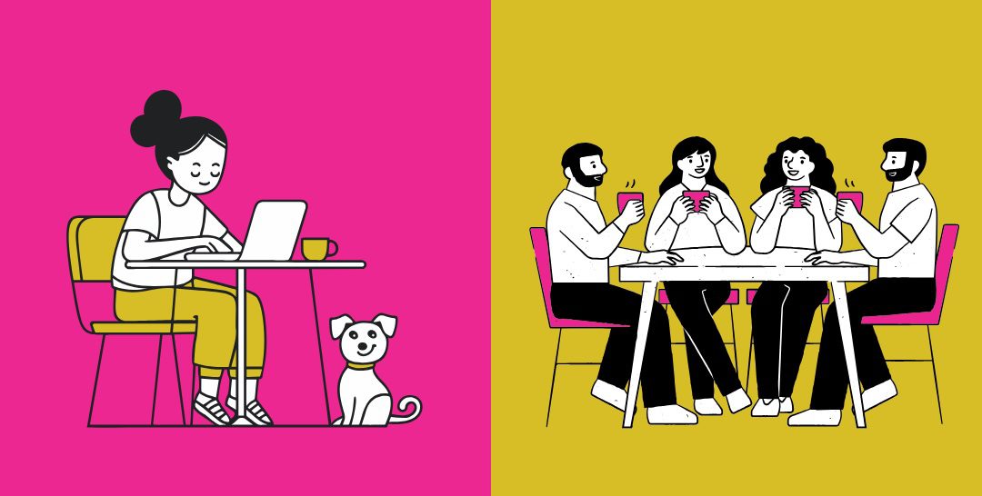 Tapahtuman onks pakko tulla toimistolle - oppimiskulttuurinen johtaminen header-kuva, puhujana vilma mutka