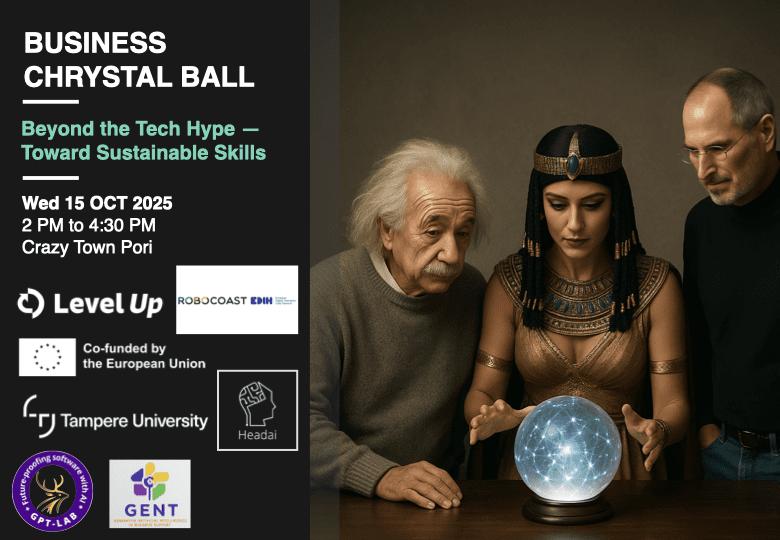 Business Crystal Ball Crazy Town Pori Future of AI