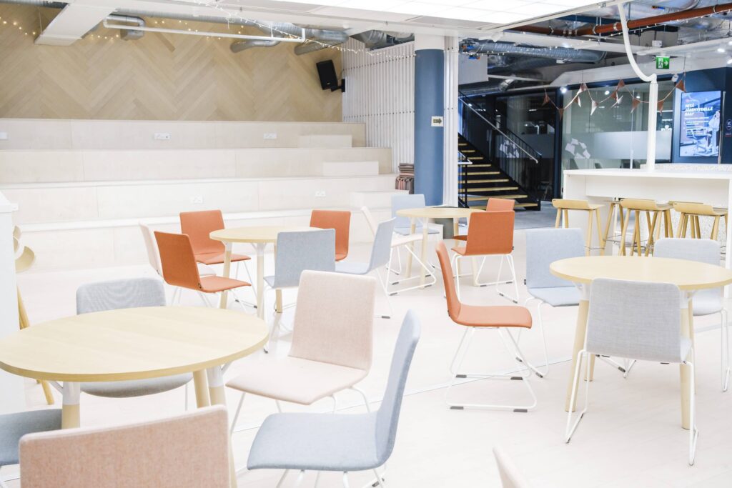 tapahtumatilat Crazy Town Jyväskylän alatorilla näkymä katsomoon